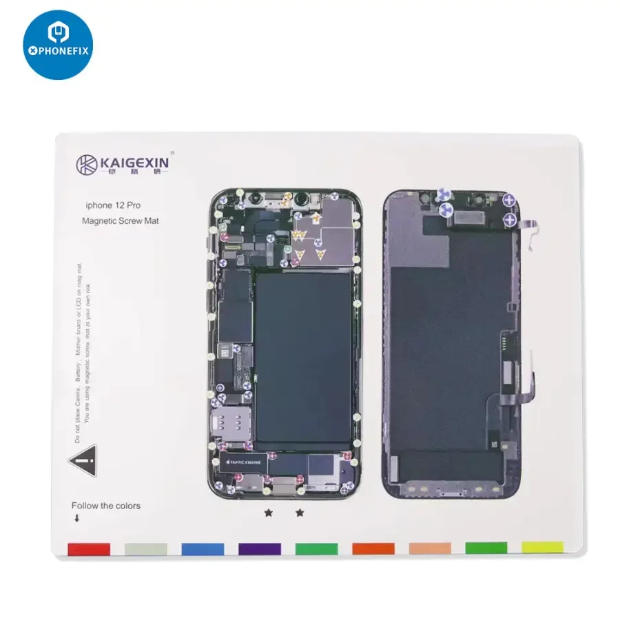 Magnetic Screw Mat Parts Storage Pad For iPhone 12-14 Pro Max - Image 7