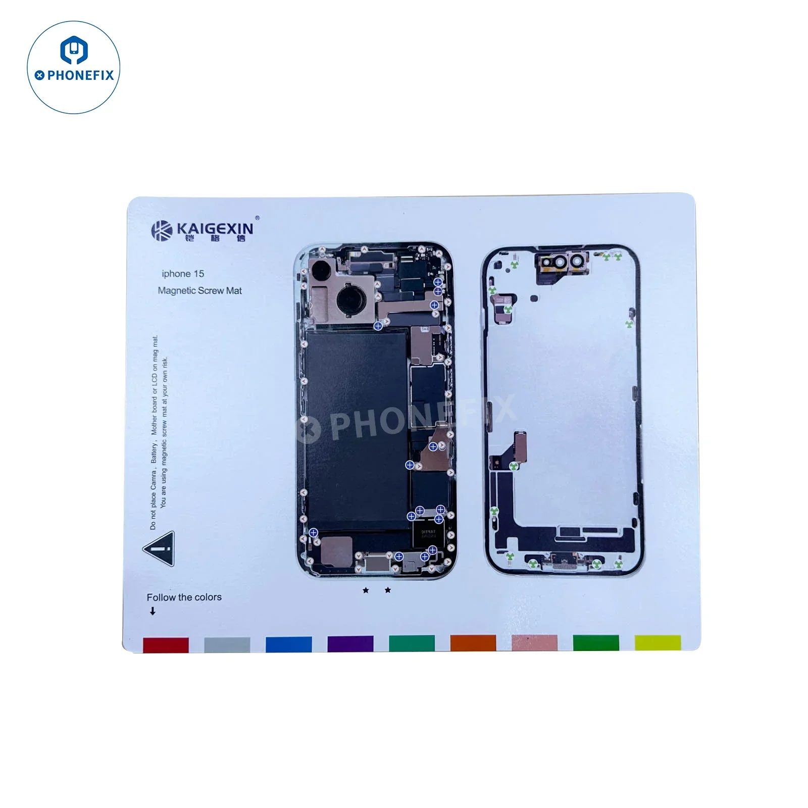 Magnetic Screw Mat Technician Disassembly Pad For iphone 8-14promax - Image 11