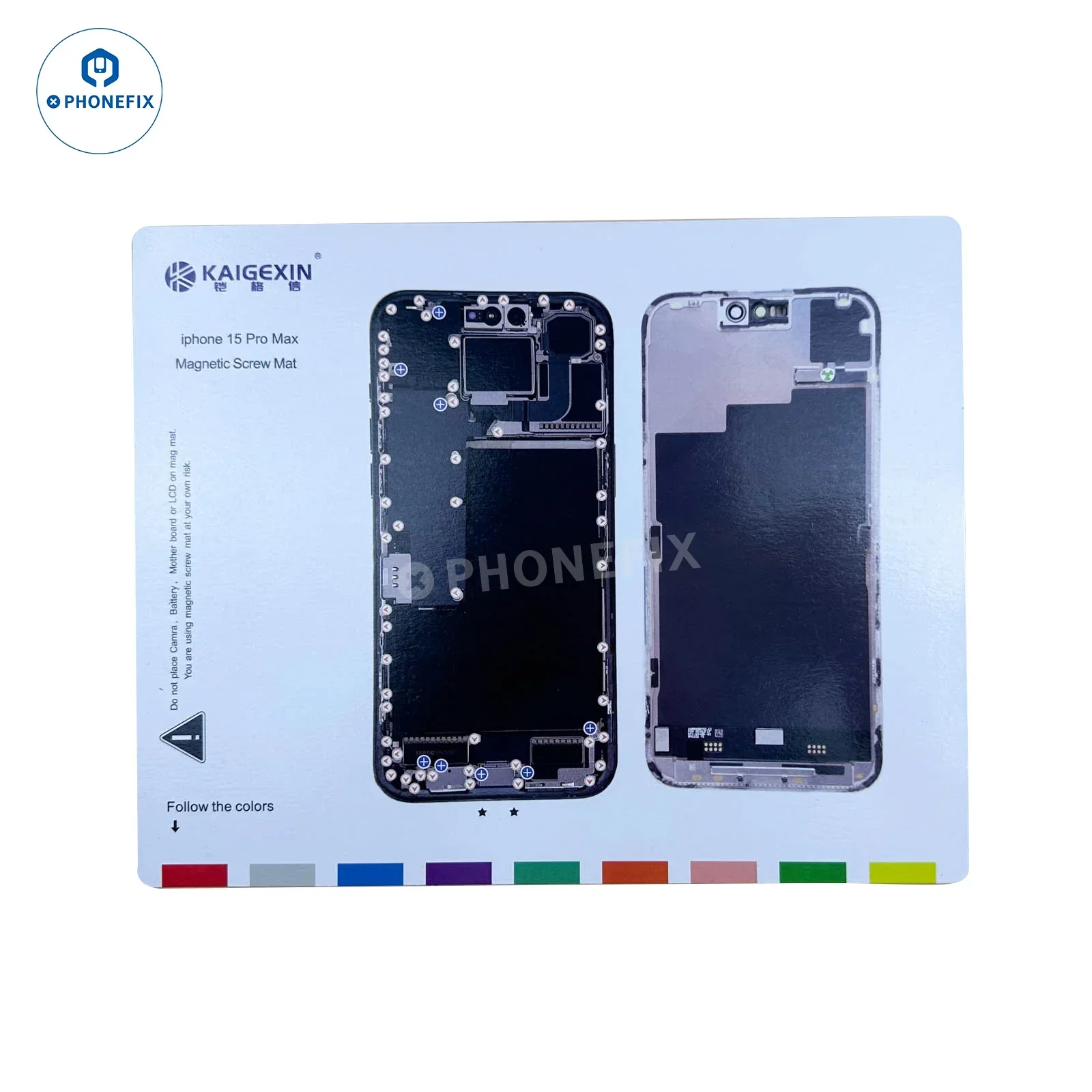 Magnetic Screw Mat Technician Disassembly Pad For iphone 8-14promax - Image 13