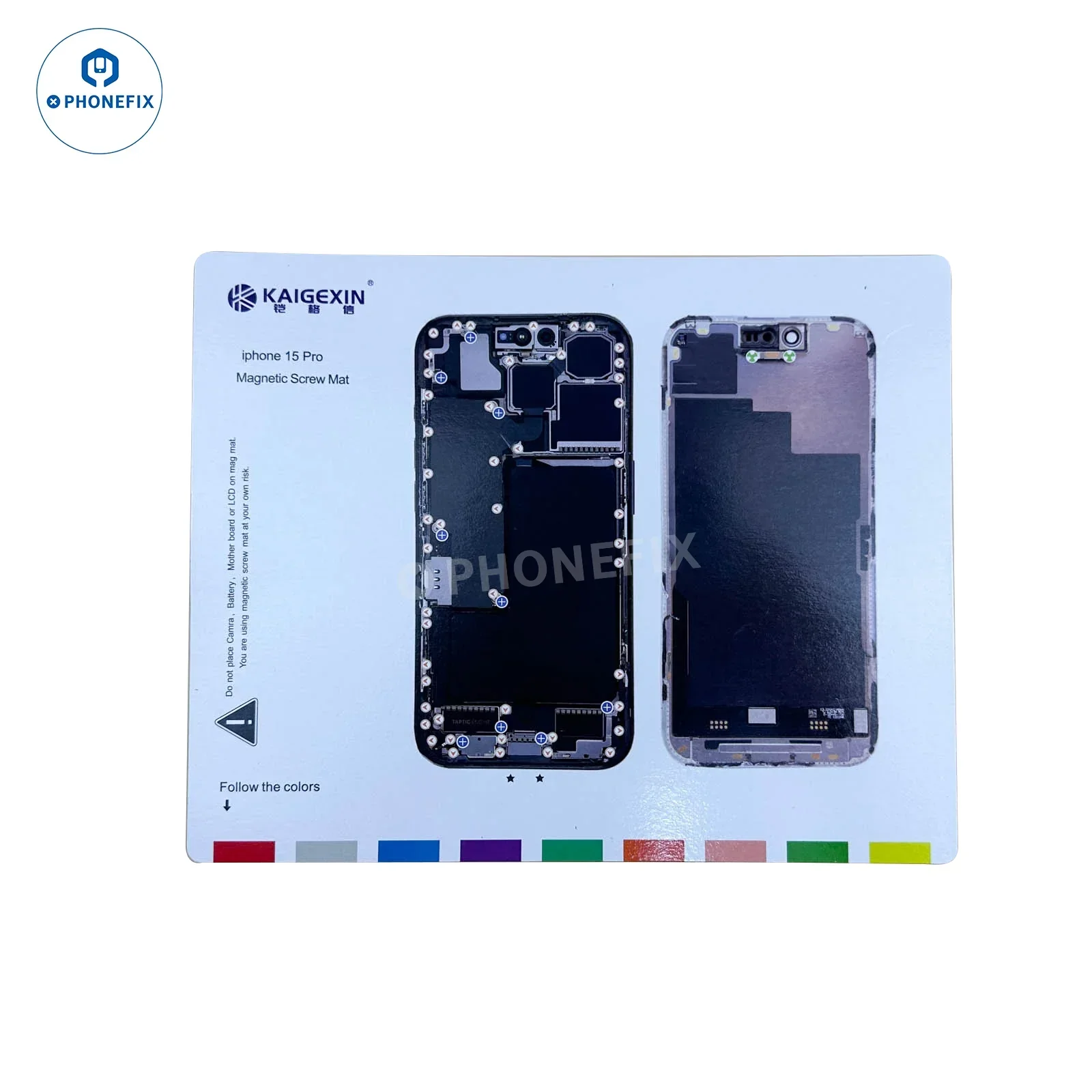 Magnetic Screw Mat Technician Disassembly Pad For iphone 8-14promax - Image 14