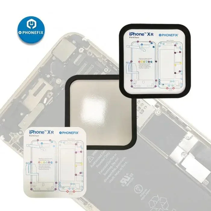 Magnetic Screw Mat Work Guide Chart for iPhone 6-15 Pro Max - Image 14
