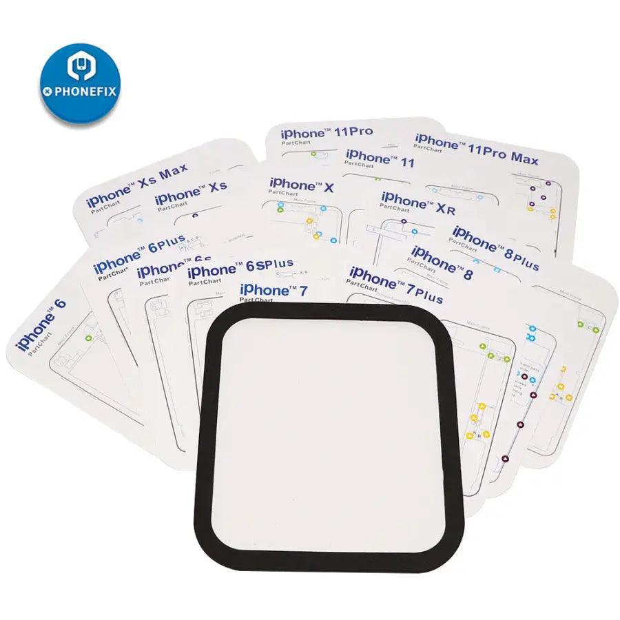 Magnetic Screw Mat Work Guide Chart for iPhone 6-15 Pro Max - Image 4