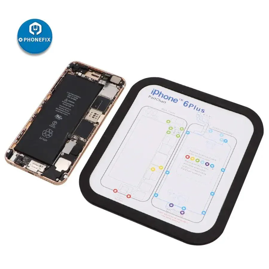 Magnetic Screw Mat Work Guide Chart for iPhone 6-15 Pro Max - Image 5