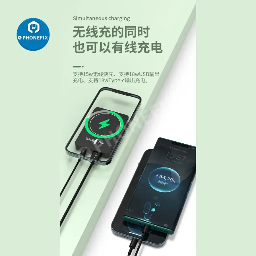 Magnetic Wireless Power Bank Magsafe Battery Pack For iPhone 12 13 14 Series - Image 14