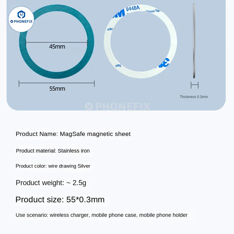 Magsafe Universal Magnetic Ring Iron Sheet for Phone Case Support - Image 23