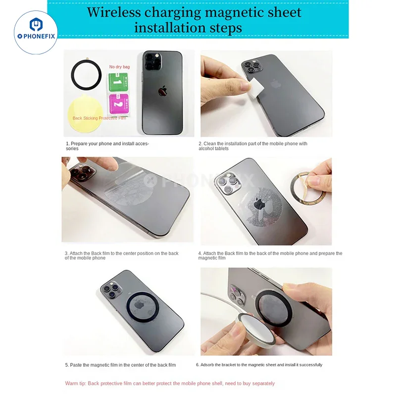 Magsafe Universal Magnetic Ring Iron Sheet for Phone Case Support - Image 32