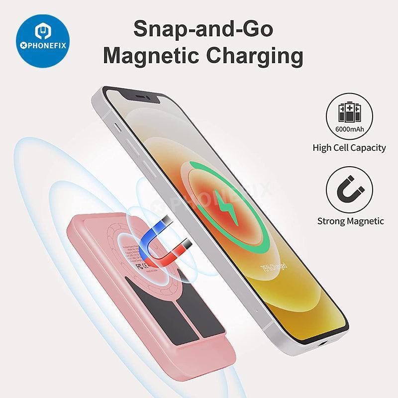 MagSafe Wireless Charger With Finger Holder For iPhone 12-14 Series - Image 3