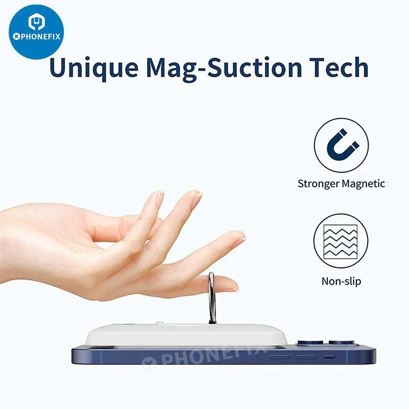 MagSafe Wireless Charger With Finger Holder For iPhone 12-14 Series - Image 6