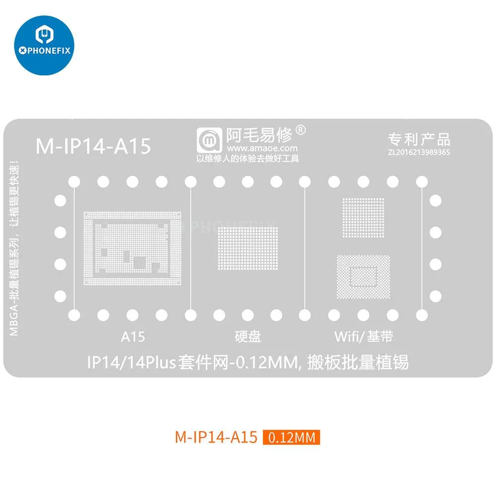 Mbga-IP 26 IN 1 BGA Reballing Platform For iPhone 7 to 15 Pro Max - Image 12