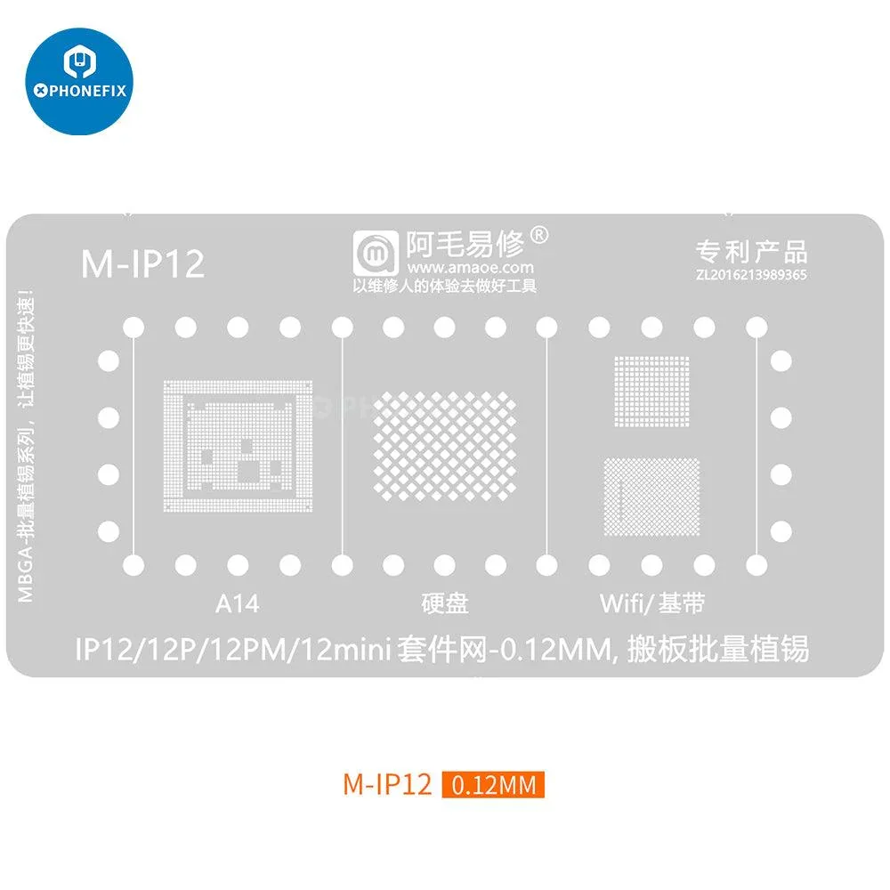 Mbga-IP 26 IN 1 BGA Reballing Platform For iPhone 7 to 15 Pro Max - Image 14
