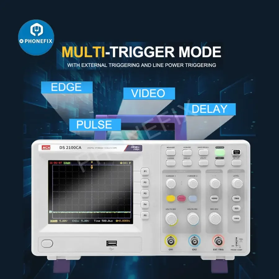 MCH DS Series Advanced Digital Storage Oscilloscope With Dual Channel - Image 2