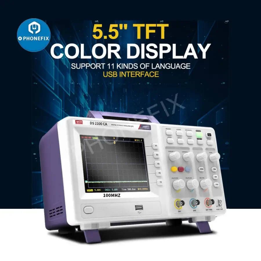 MCH DS Series Advanced Digital Storage Oscilloscope With Dual Channel - Image 3