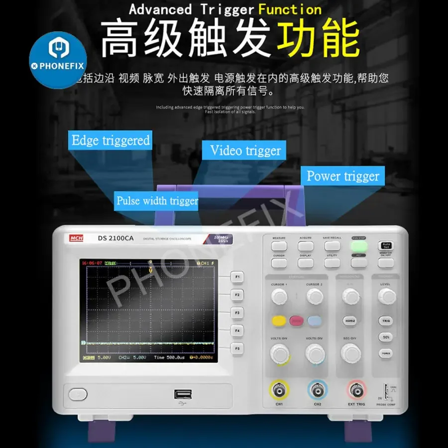 MCH DS Series Advanced Digital Storage Oscilloscope With Dual Channel - Image 5