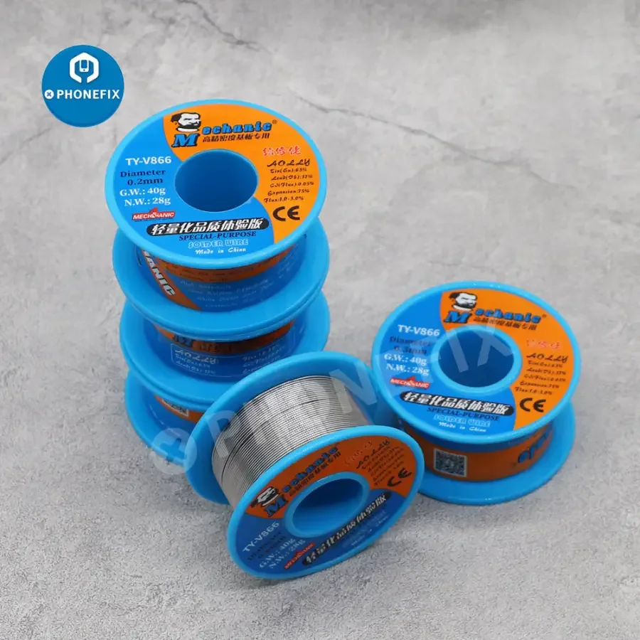MECHANIC 0.2-0.8mm Soldering Wire BGA Rosin Liquid Welding Repair - Image 3
