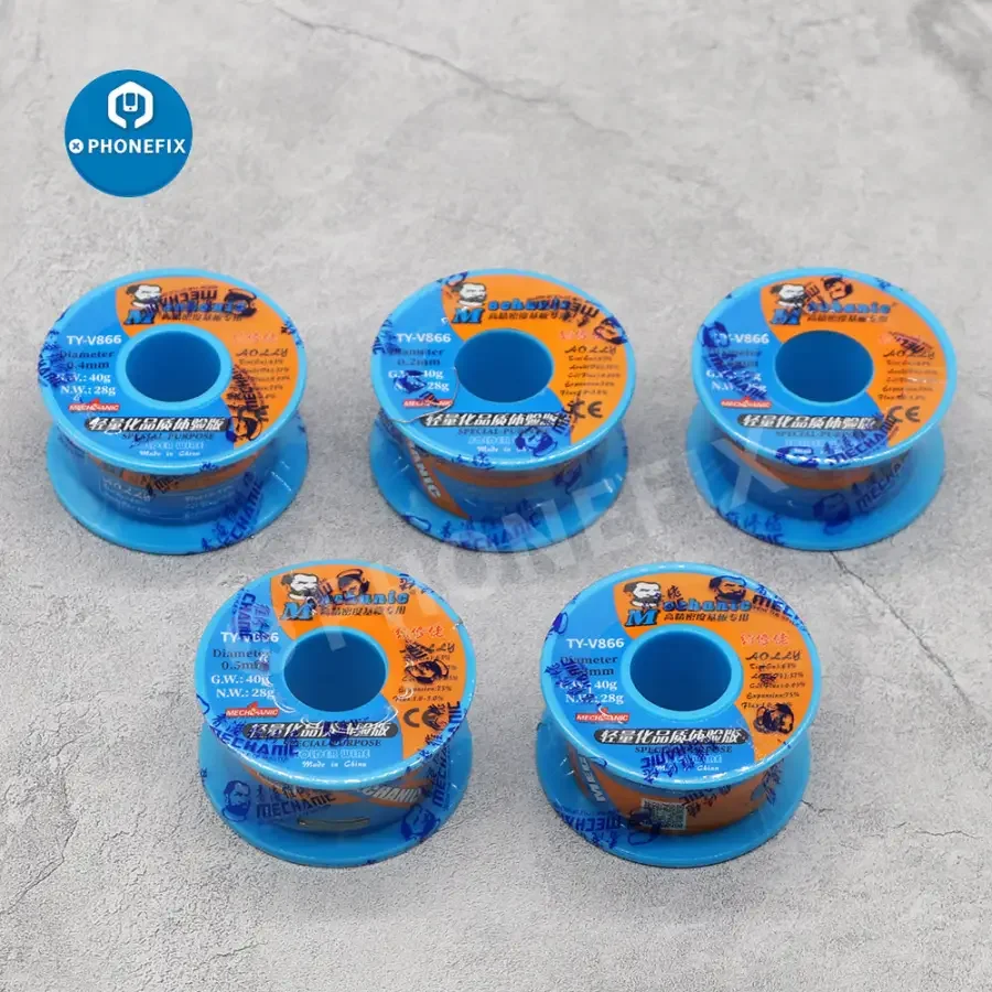 MECHANIC 0.2-0.8mm Soldering Wire BGA Rosin Liquid Welding Repair - Image 6