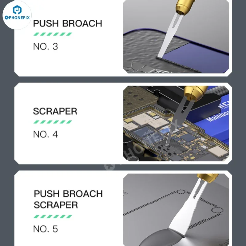 Mechanic 008 Degumming Blade Set Phone PCB Repair Tool - Image 6