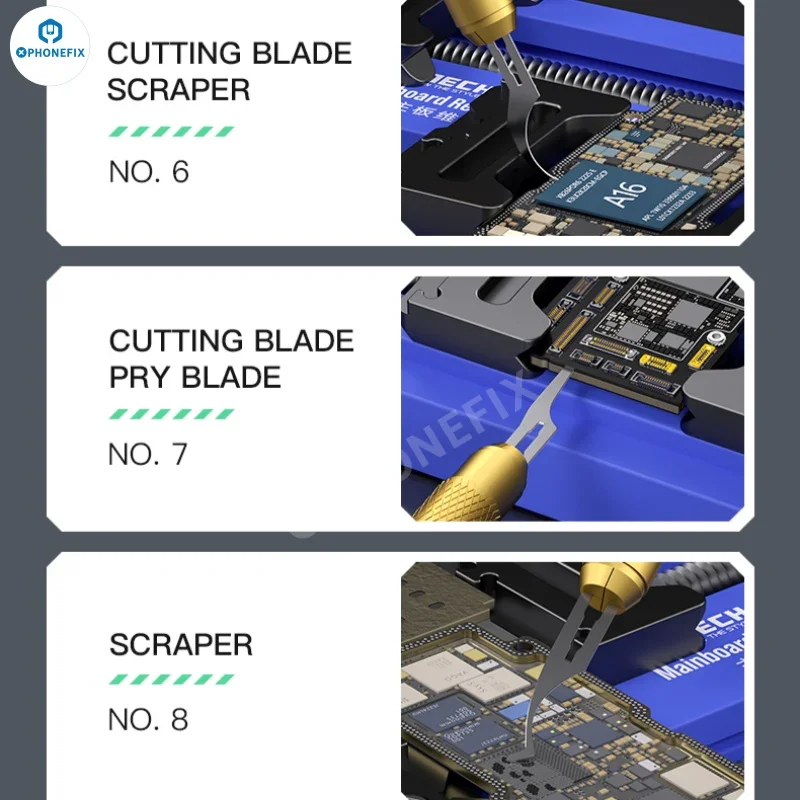 Mechanic 008 Degumming Blade Set Phone PCB Repair Tool - Image 7