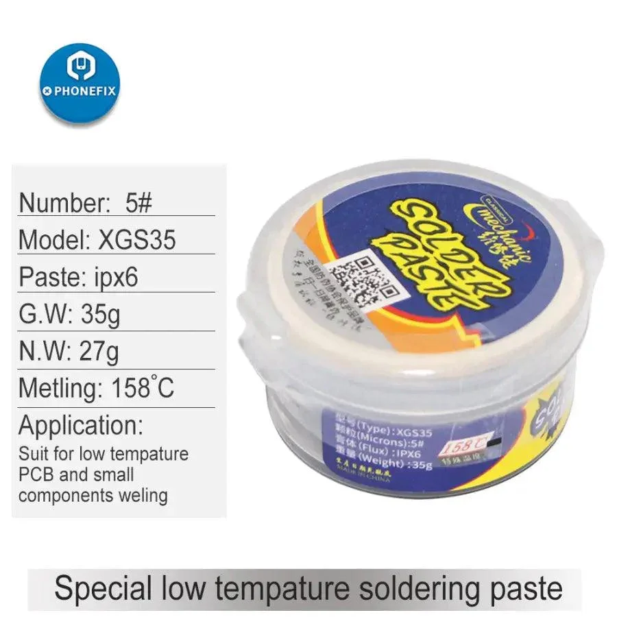 Mechanic 158℃ Lead-free BGA Solder Flux Paste SMT Soldering Tin Cream - Image 5