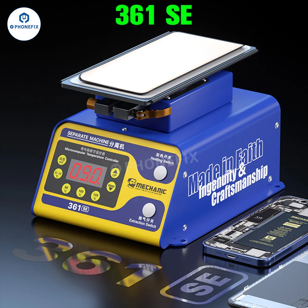 MECHANIC 361 SE/SE+ 7-inch LCD Screen Rotary Heating Separator - Image 5