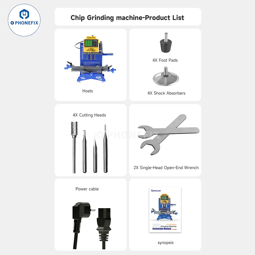 Mechanic 3D-CM20S Chip Grinding Machine Phone PCB IC Grinder - Image 14