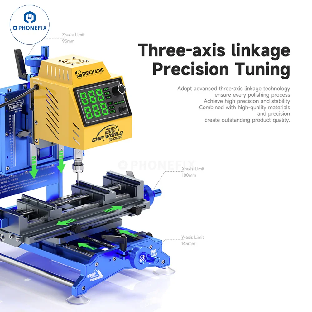 Mechanic 3D-CM20S Chip Grinding Machine Phone PCB IC Grinder - Image 7