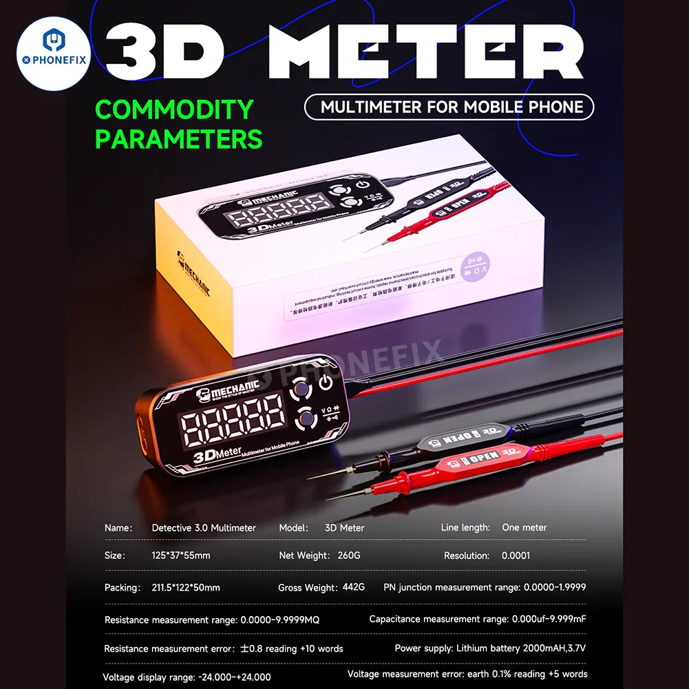 Mechanic 3D Meter Detective 3.0 Multimeter For Mobile Phone - Image 10