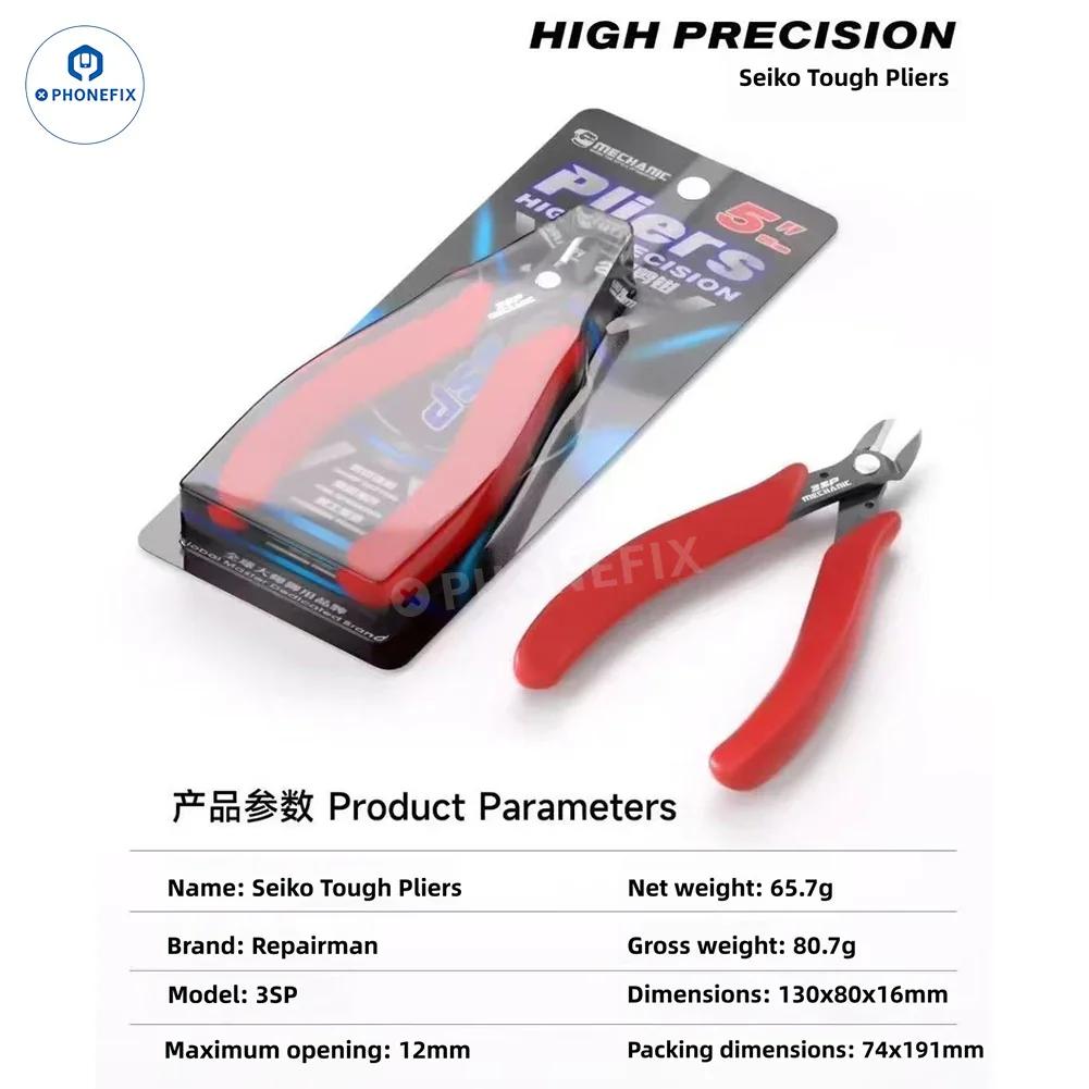 MECHANIC 3SP Diagonal Cutting Pliers for Mobile Phone Repair - Image 7