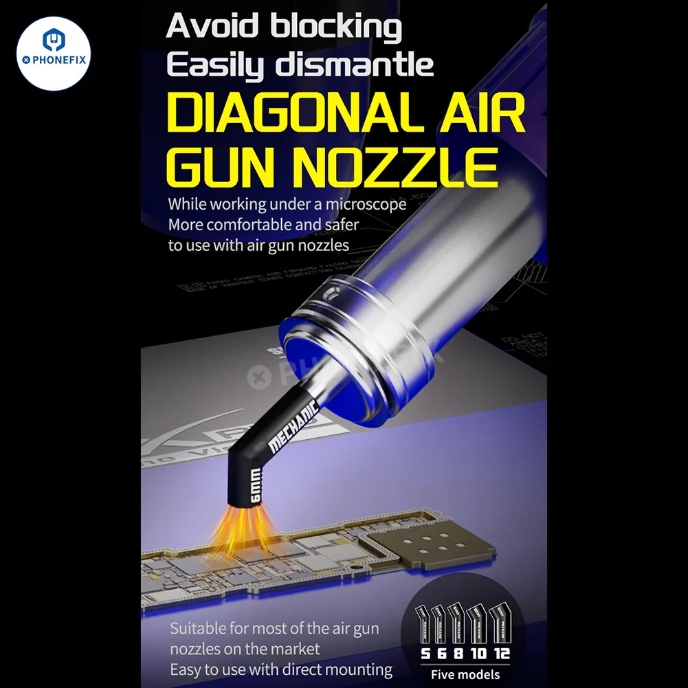 Mechanic 861 Diagonal Air Gun Nozzle 5 6 8 10 12mm - Image 2