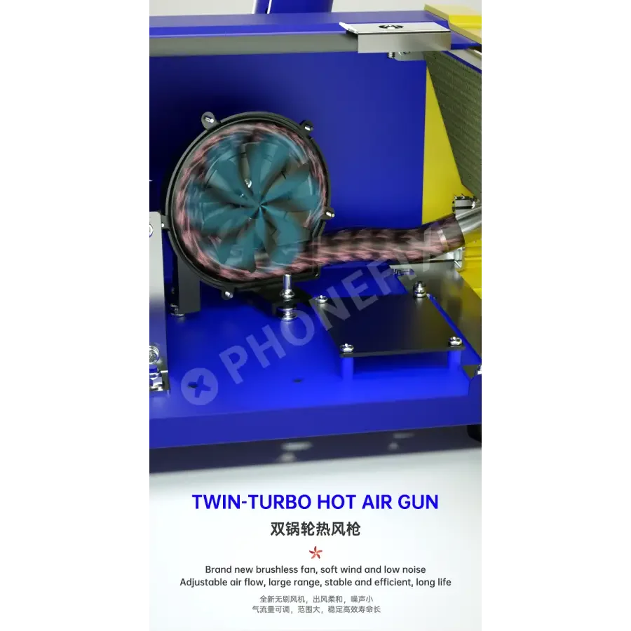 Mechanic 861DW Max 1000W Intelligent Hot Air Rework Station - Image 12