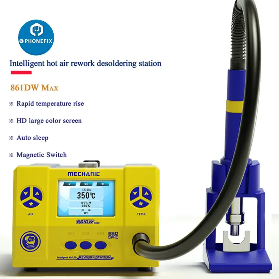 Mechanic 861DW Max 1000W Intelligent Hot Air Rework Station - Image 2