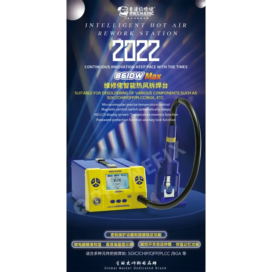 Mechanic 861DW Max 1000W Intelligent Hot Air Rework Station - Image 7