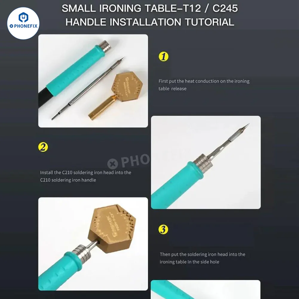 MECHANIC 900M-T-C9+ 936 T12 C210 C245 Soldering Iron Heating Table - Image 5