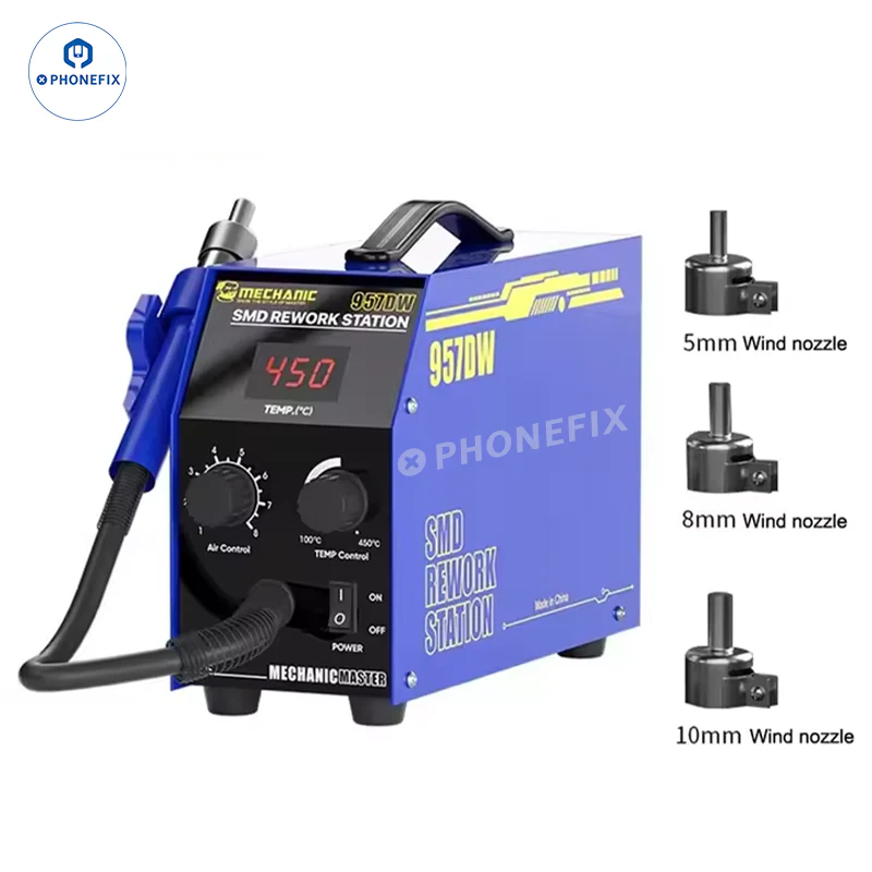 MECHANIC 957DW Hot Air Rework Station for Phone PCB IC Repair - Image 7
