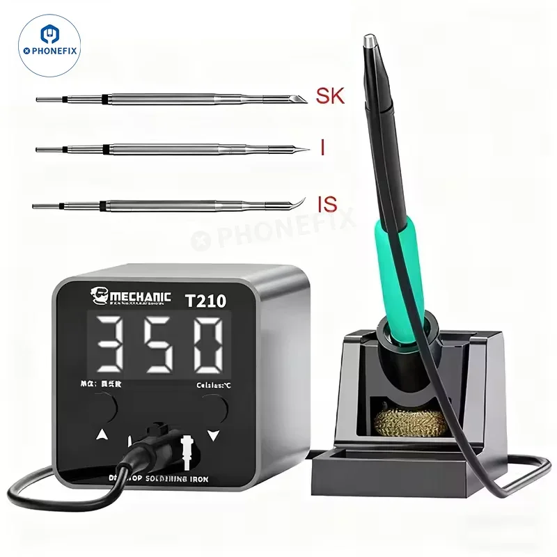 Mechanic T-210 Intelligent Desktop Soldering Iron Welding Station - Image 3