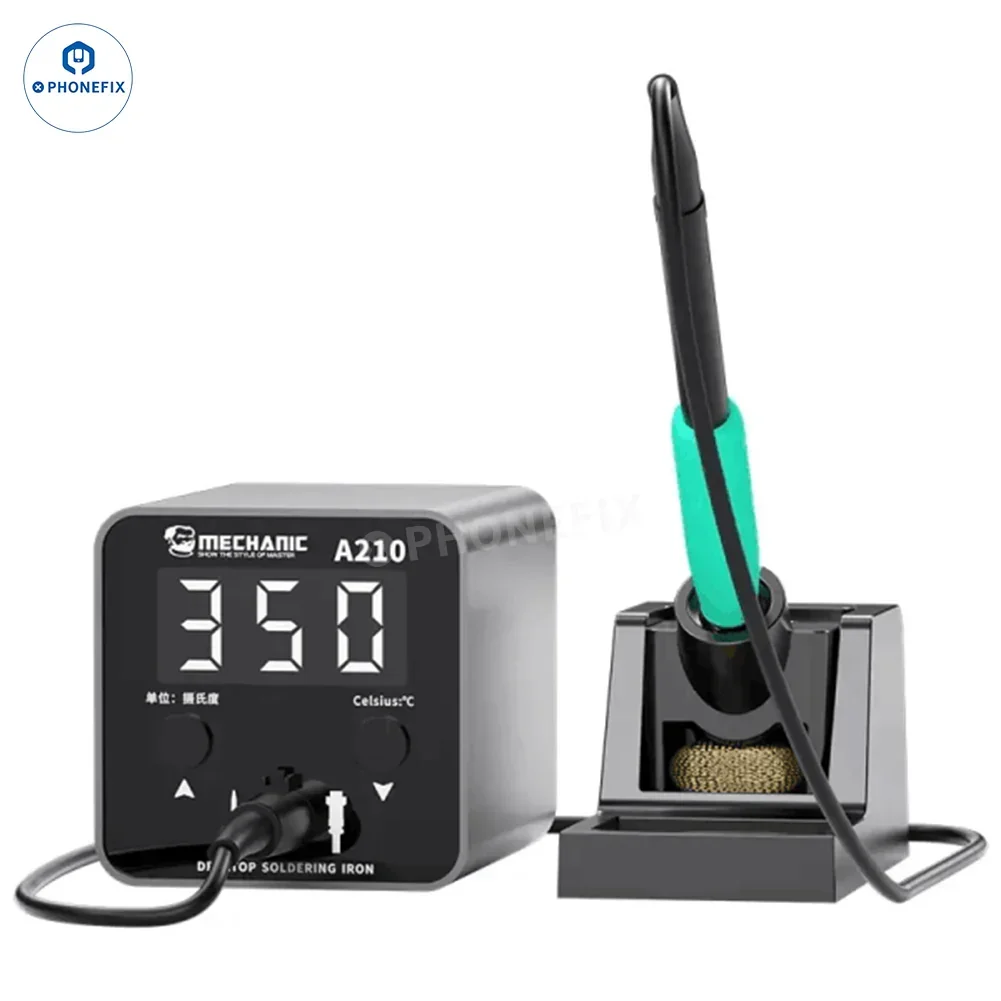 Mechanic T-210 Intelligent Desktop Soldering Iron Welding Station - Image 9