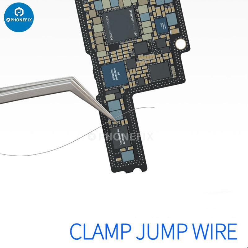 Mechanic AAC-14 Hollow Heat-Dissipating Tweezers tin positioning - Image 12