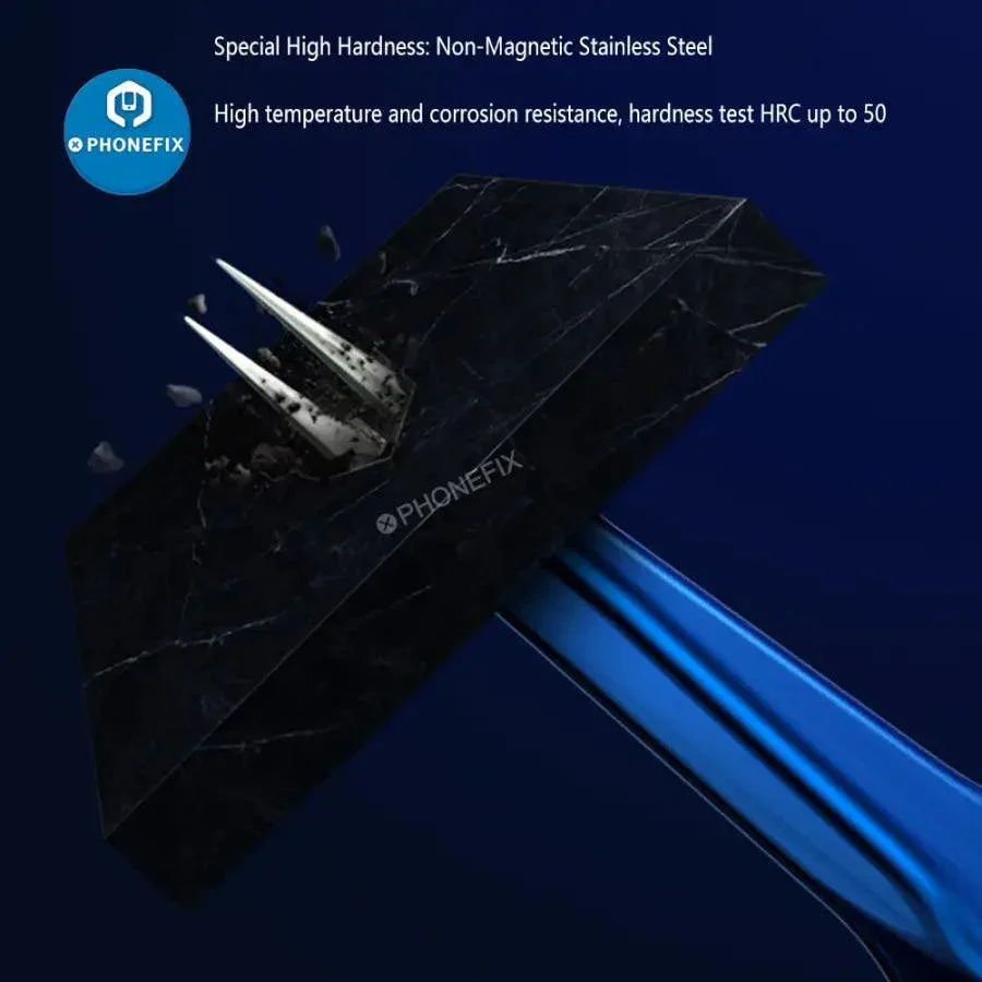 Mechanic AAC-14 Hollow Heat-Dissipating Tweezers tin positioning - Image 8