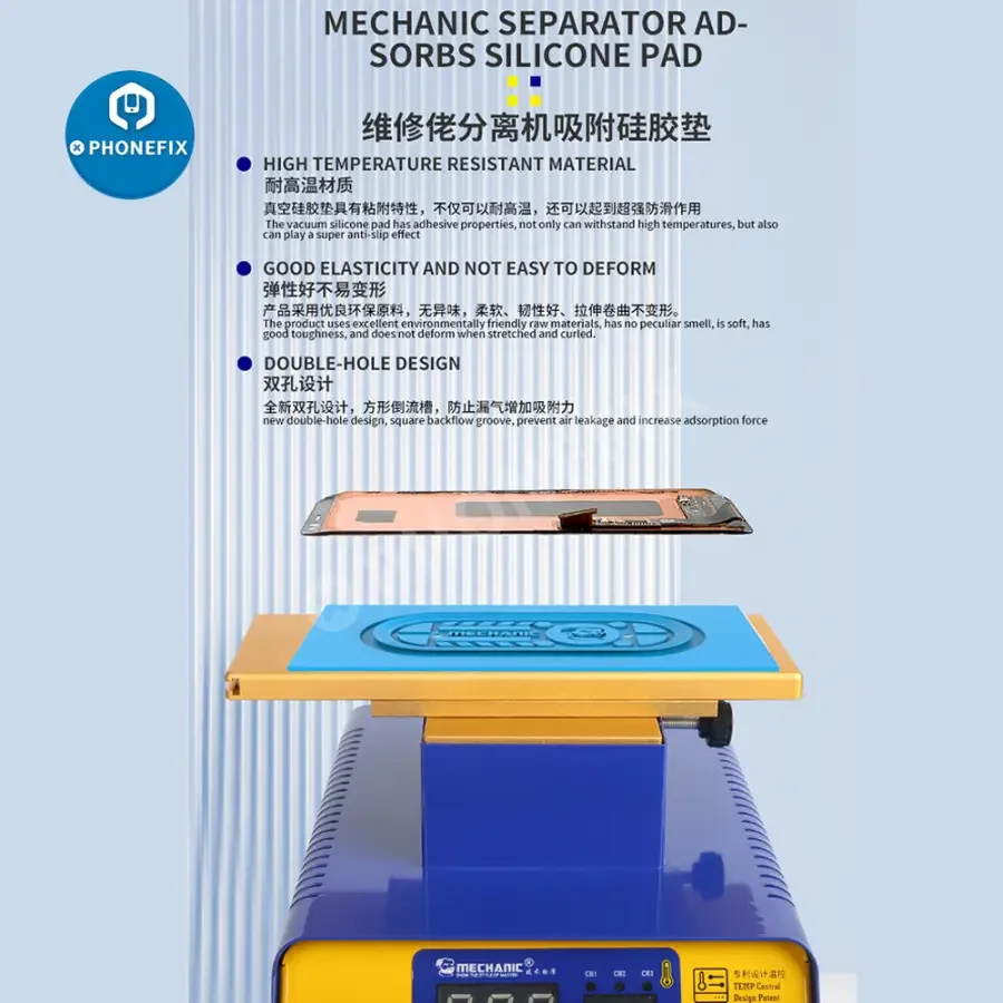 MECHANIC Adsorb Anti-slip Silicone Pad for Preheating Separator - Image 5