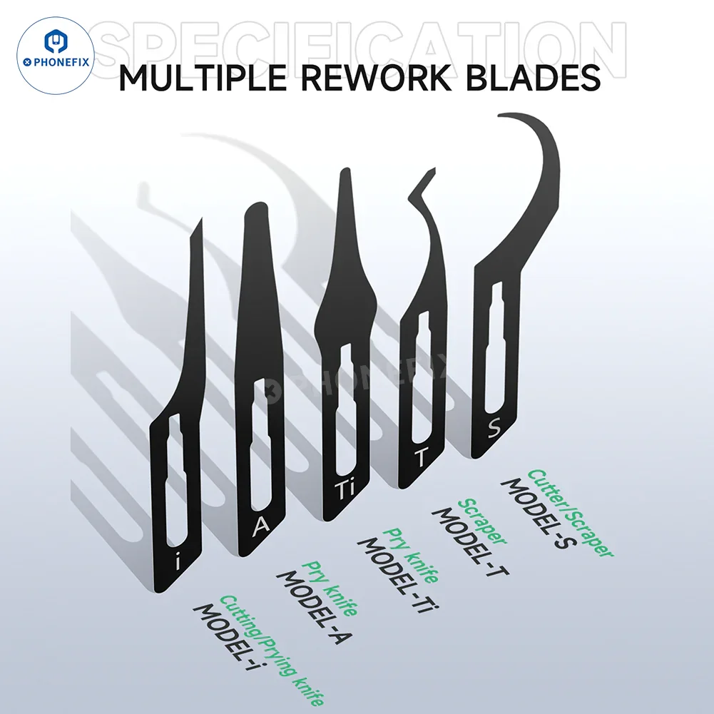 MECHANIC Assassin 5 Degumming Blade Set LED Knife Handle Kit - Image 3