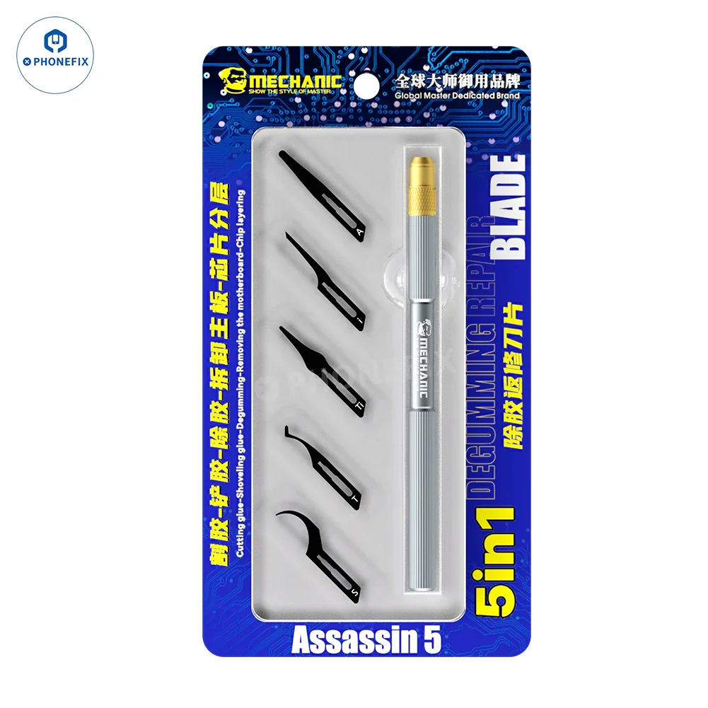 MECHANIC Assassin 5 Degumming Blade Set LED Knife Handle Kit - Image 8