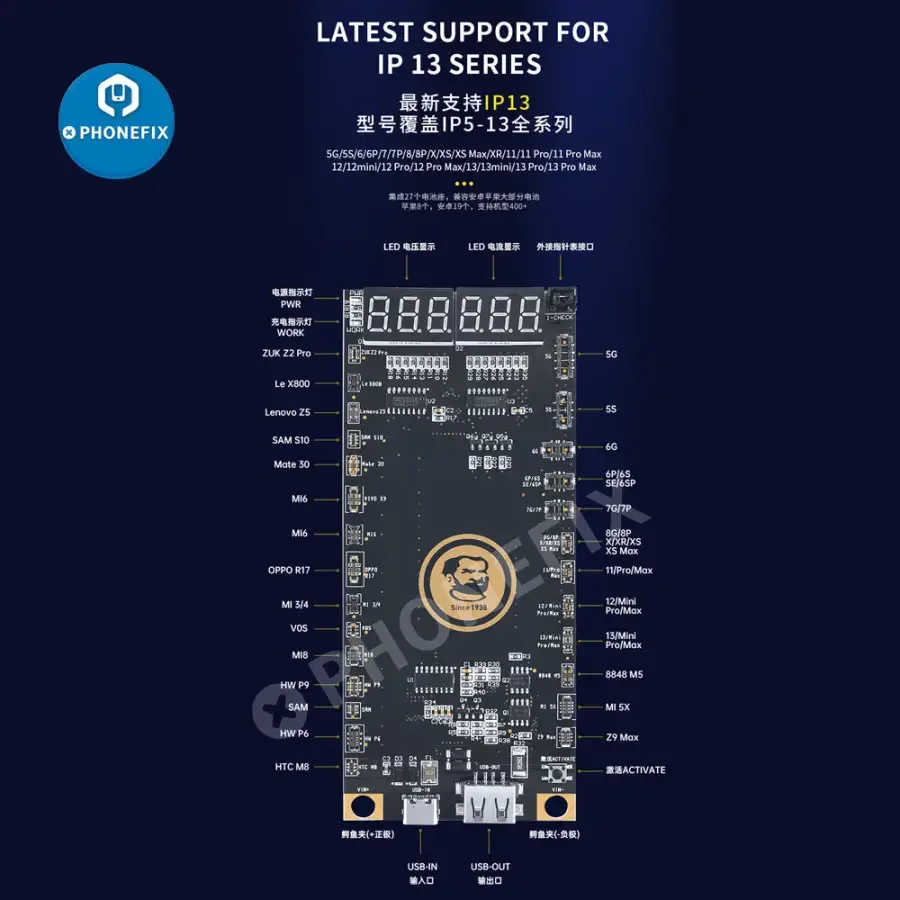 Mechanic BA27 Battery Activation Detection Board For iPhone Android - Image 9
