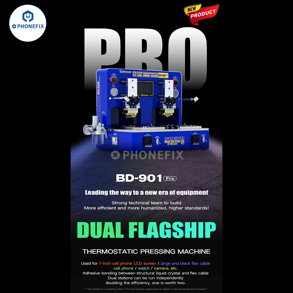 Mechanic BD-901 Pro Thermostatic Flex Cable Pressing Bonding Machine - Image 3