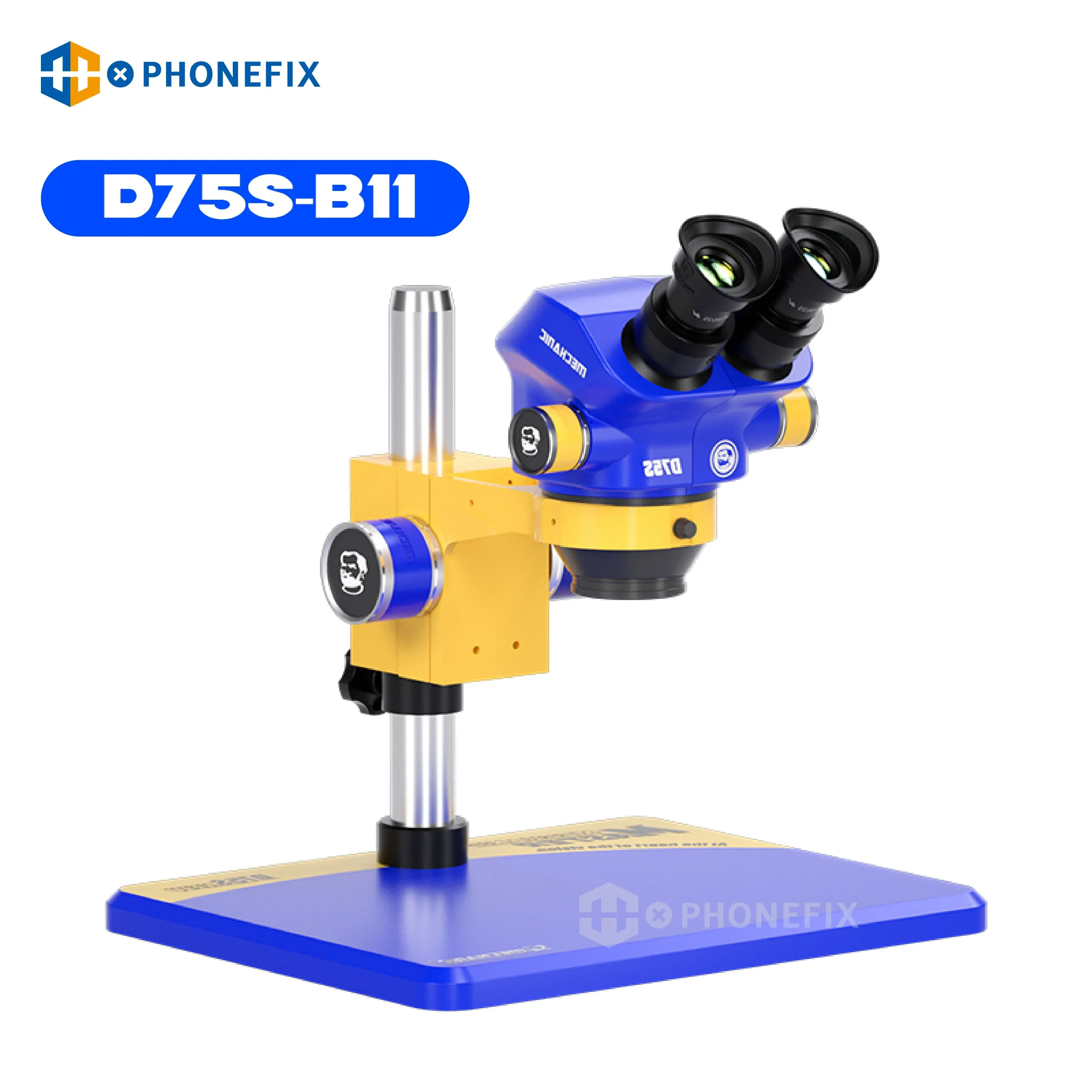 Mechanic D75S D75T 7X-50X Industrial Trinocular Stereo Microscope - Image 13