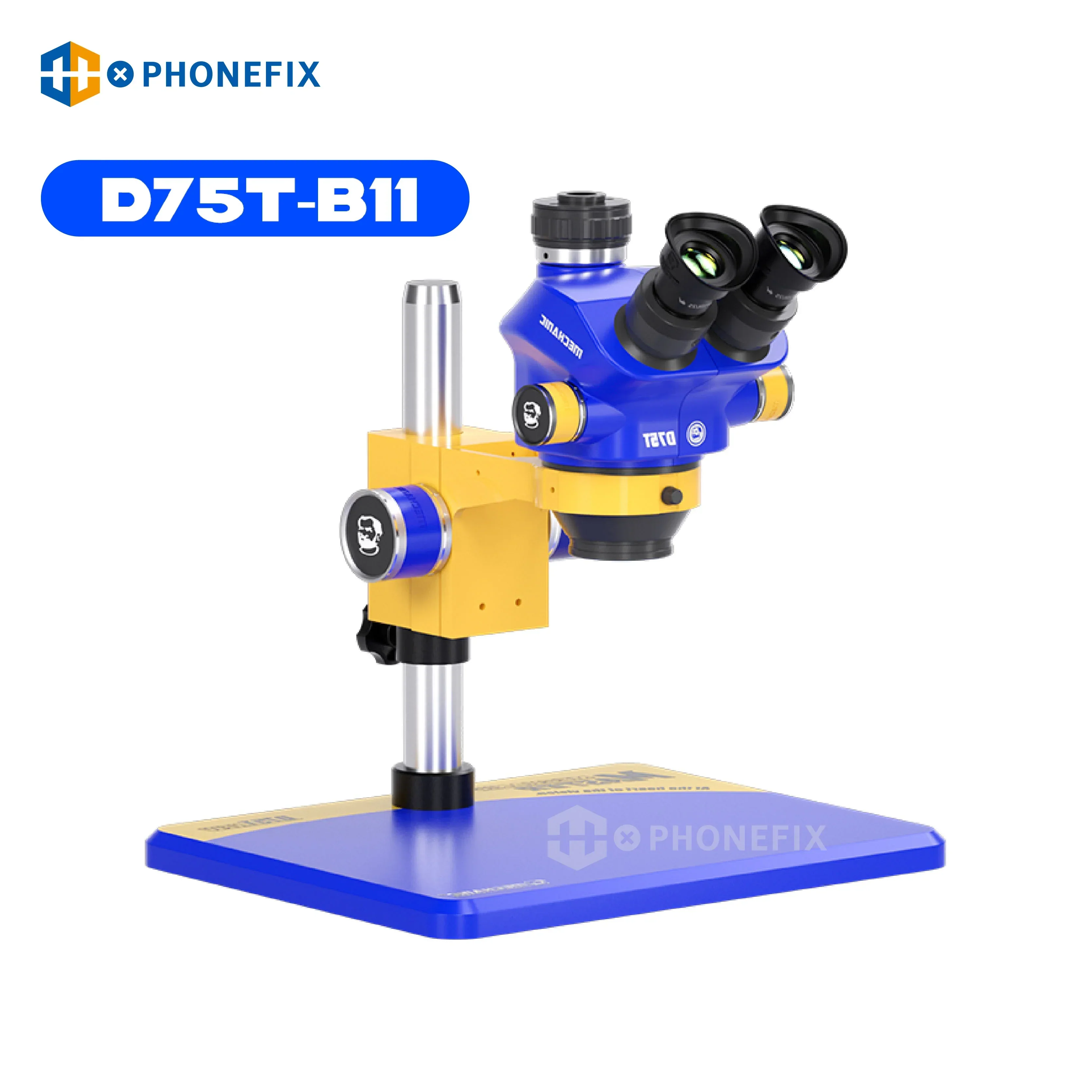 Mechanic D75S D75T 7X-50X Industrial Trinocular Stereo Microscope - Image 14