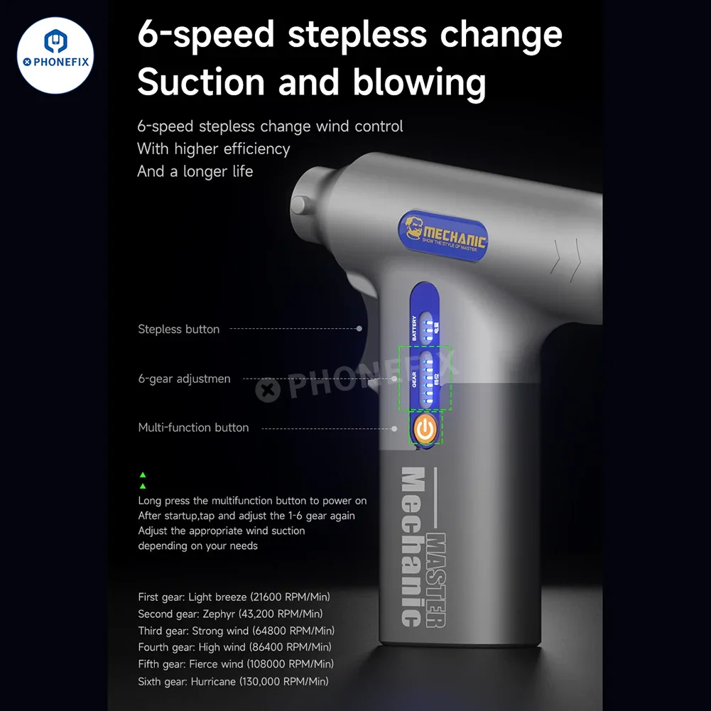 MECHANIC DB10 Turbo Blowing Suction Machine for Phone Repair - Image 10