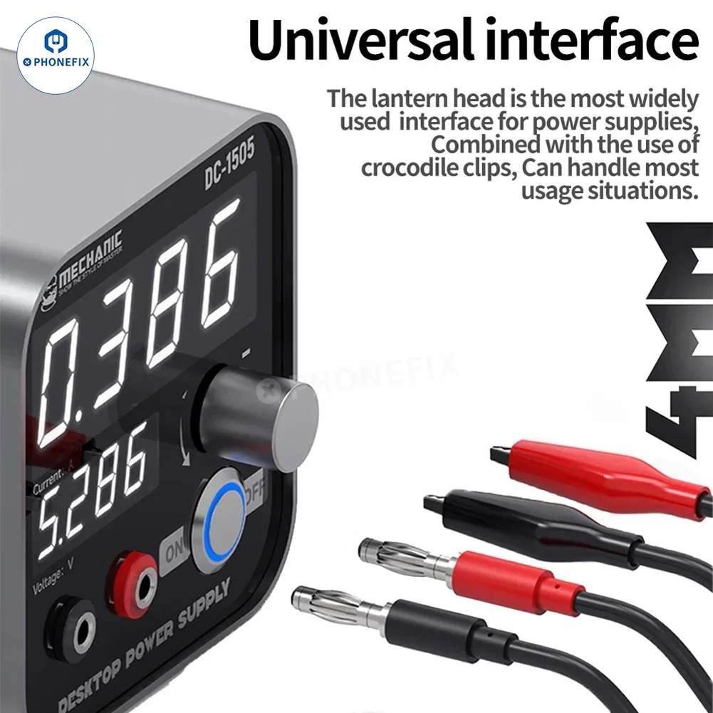 Mechanic DC-1505 Desktop Power Supply 4-Digit Display - Image 2