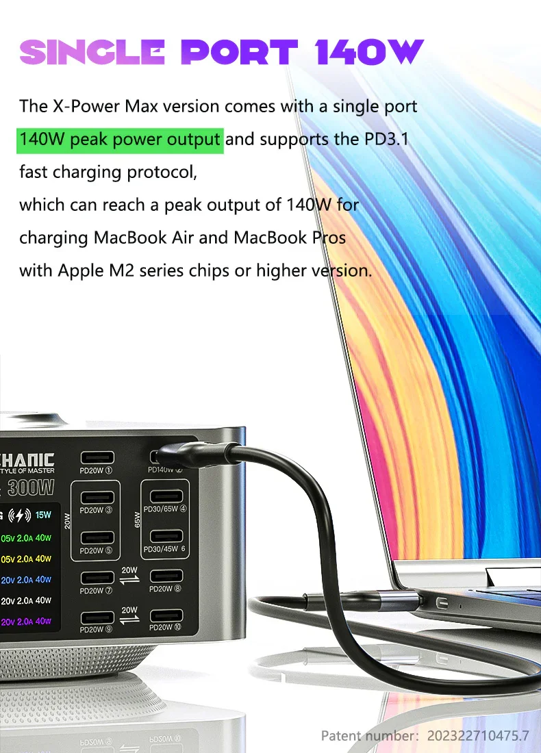 Mechanic Desktop Superfast Charging Station X-POWER Plus Max - Image 5