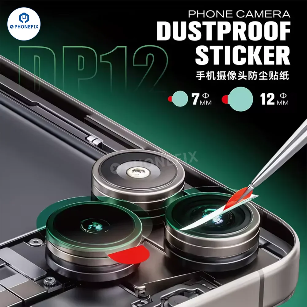 MECHANIC DP12 Mobile Camera Protection Dust-proof Sticker 7/12mm - Image 2
