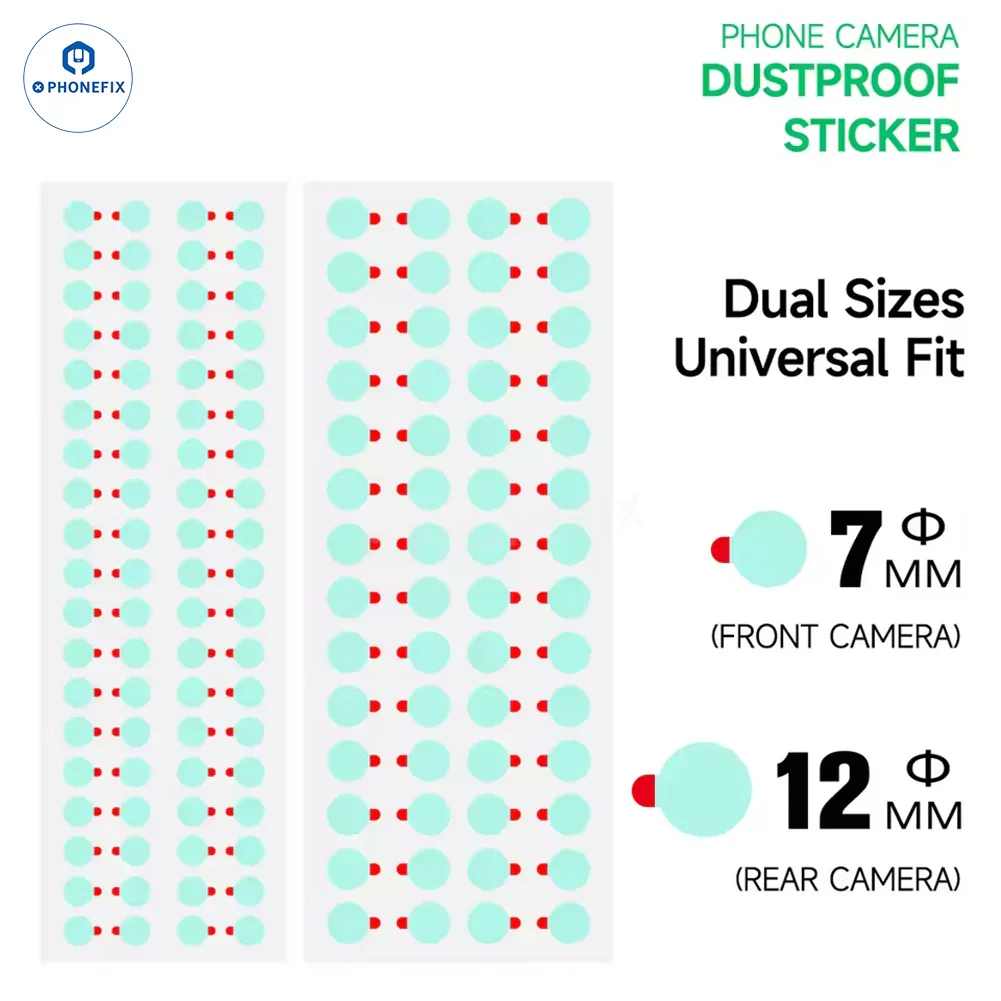MECHANIC DP12 Mobile Camera Protection Dust-proof Sticker 7/12mm - Image 5