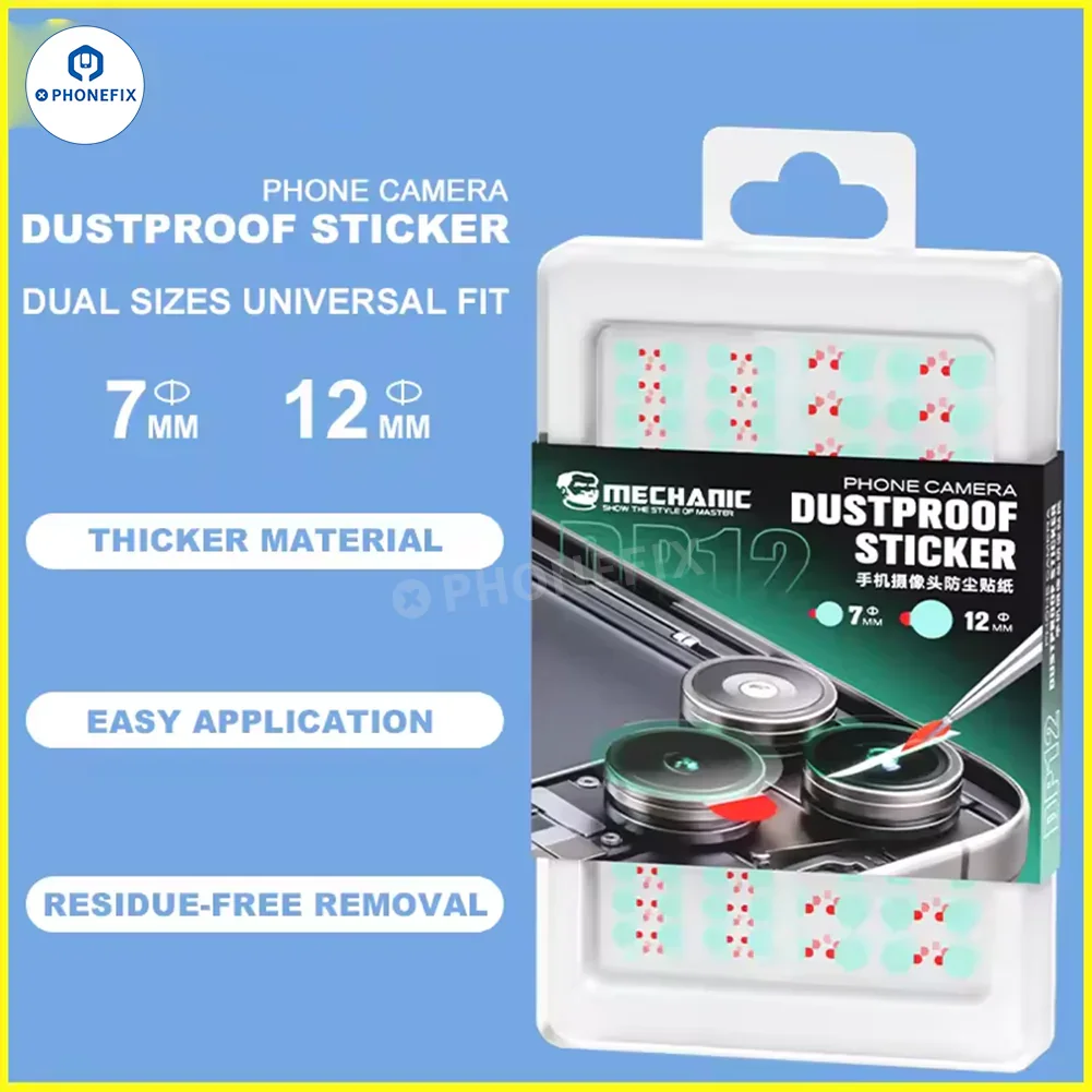 MECHANIC DP12 Mobile Camera Protection Dust-proof Sticker 7/12mm - Image 6